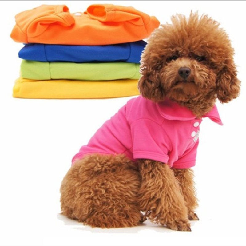 2025 Dog Polo Shirt Multicolor Soft