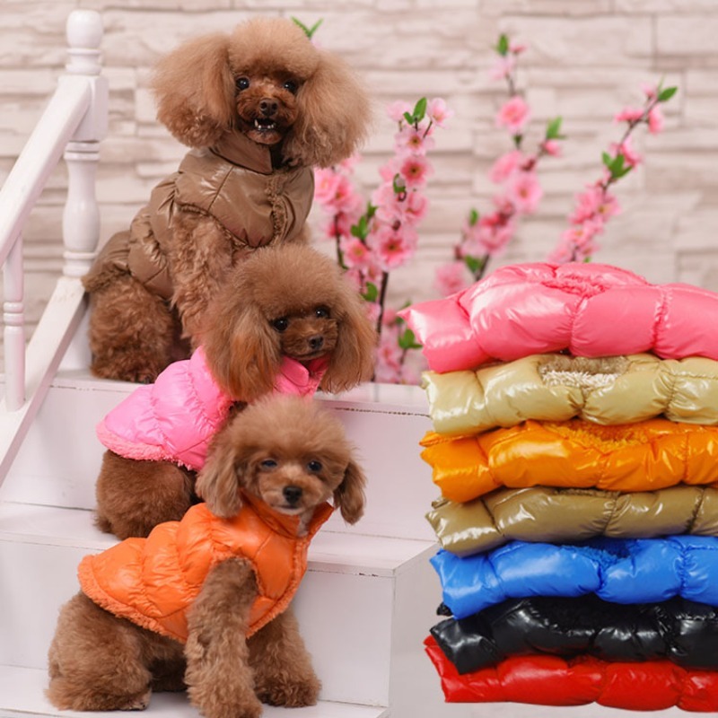 Winter Dog Jacket Warm Thick Pet Vest