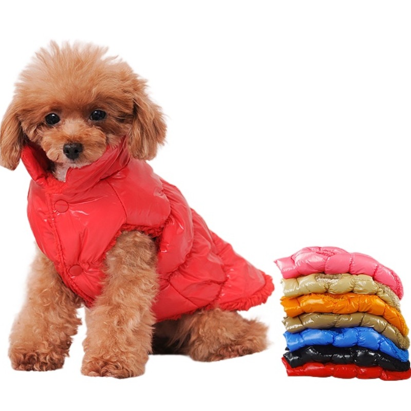 Winter Dog Jacket Warm Thick Pet Vest