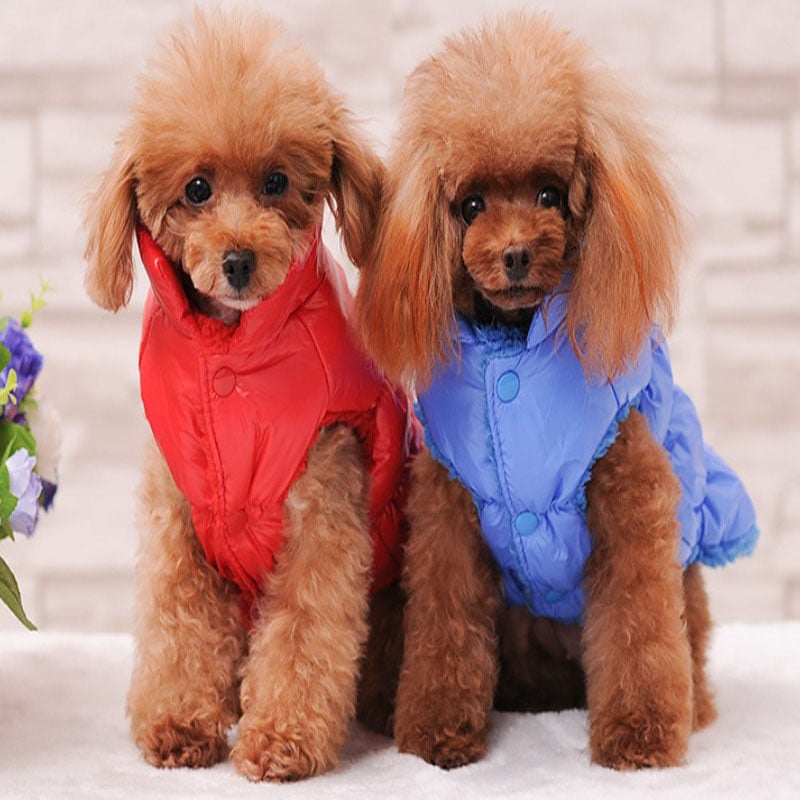 Winter Dog Jacket Warm Thick Pet Vest