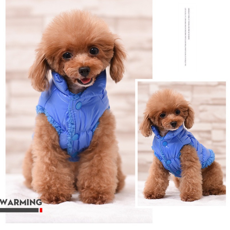 Winter Dog Jacket Warm Thick Pet Vest