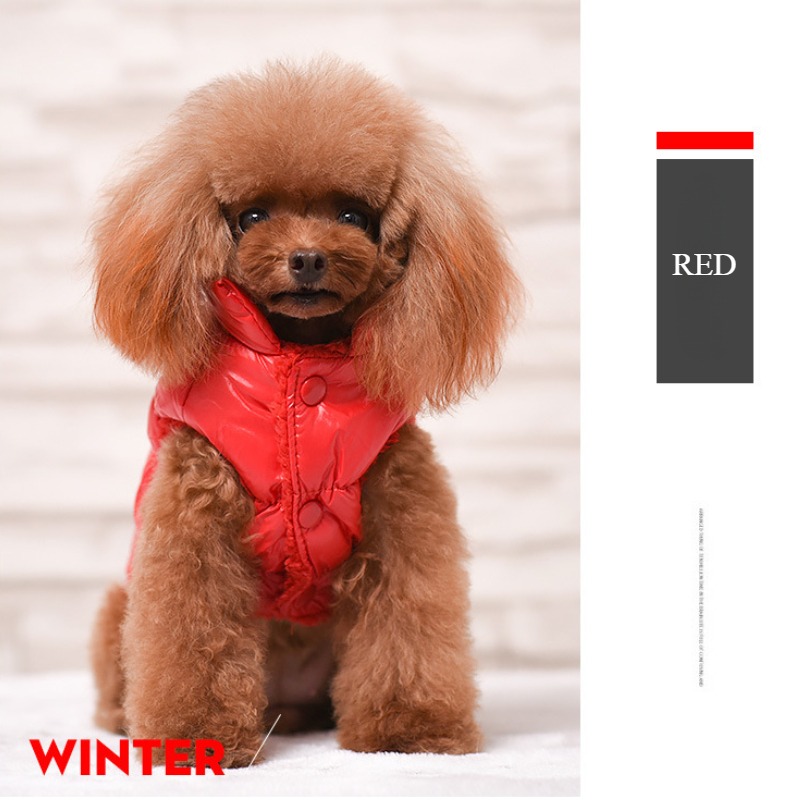 Winter Dog Jacket Warm Thick Pet Vest