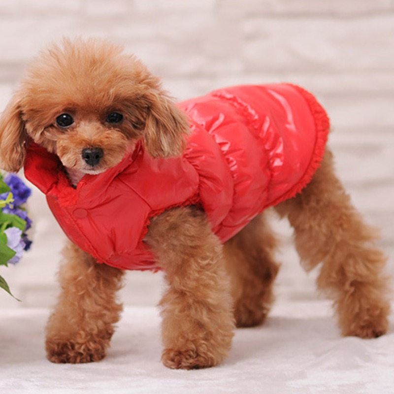 Winter Dog Jacket Warm Thick Pet Vest