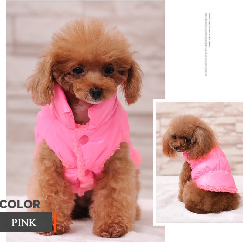 Winter Dog Jacket Warm Thick Pet Vest