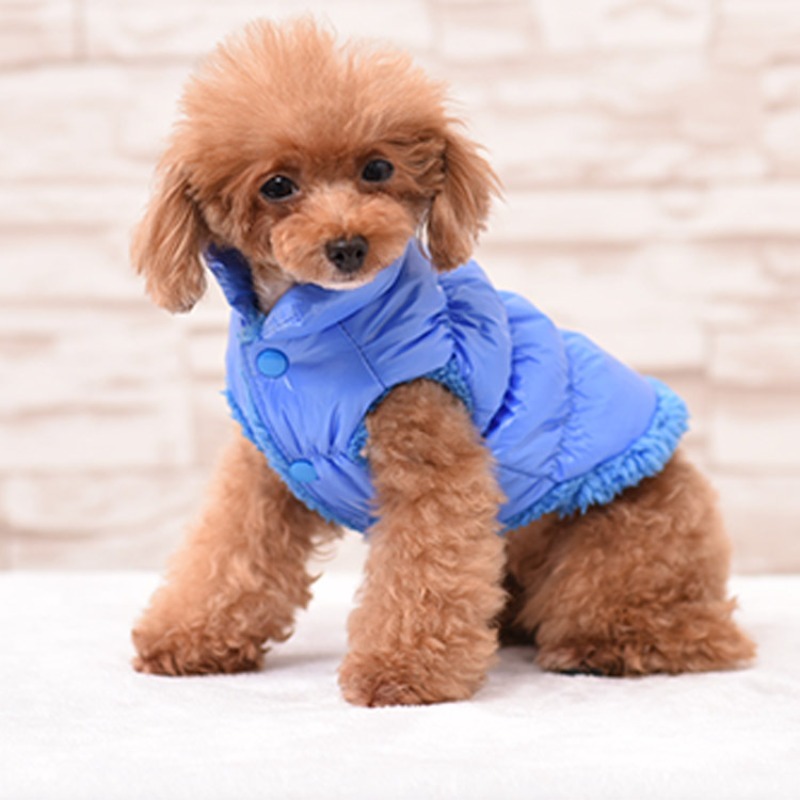 Winter Dog Jacket Warm Thick Pet Vest