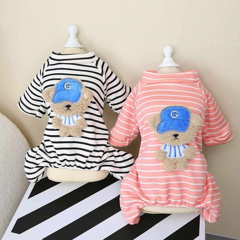2025 Striped Dog T-Shirt Sleeveless