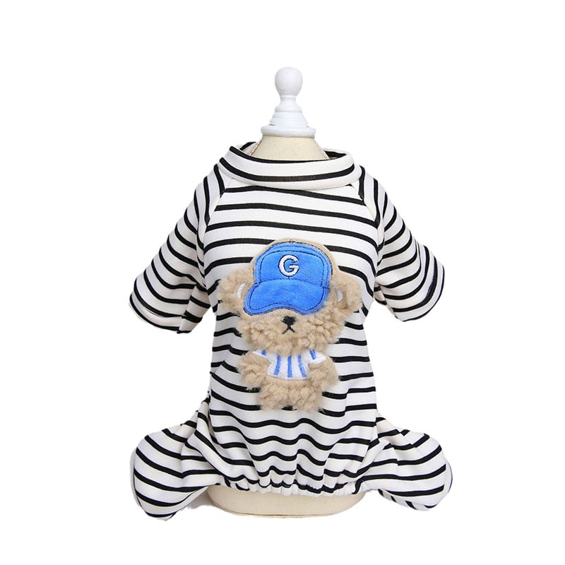 2025 Striped Dog T-Shirt Sleeveless