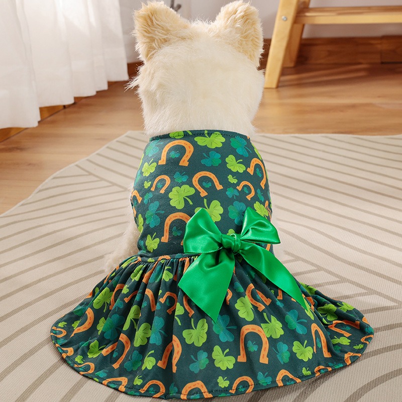 S - XL Holiday Series St. Patrick Day Dog Cat Dress