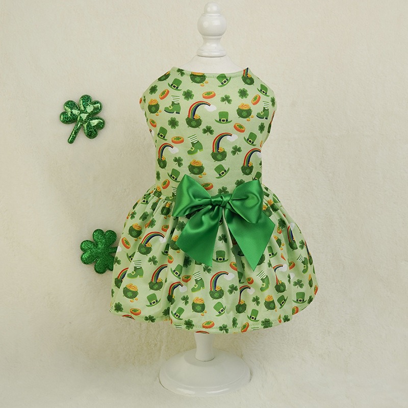 S - XL Holiday Series St. Patrick Day Dog Cat Dress