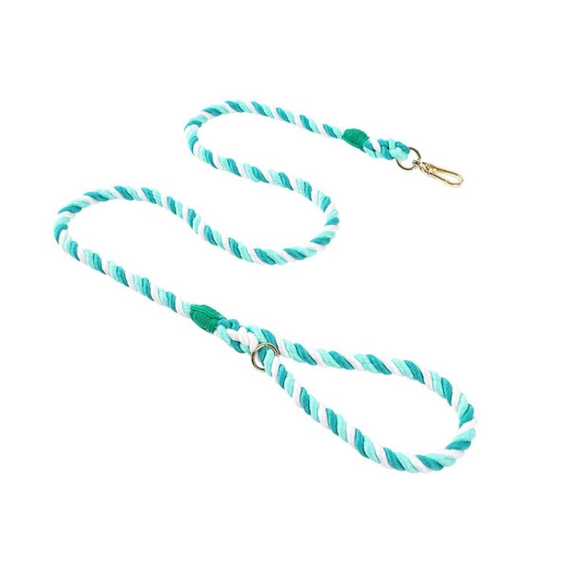 Colorful Woven Cotton Dog Leash