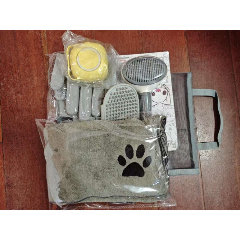 Pet Bath Brush Kit 6 Piece Grooming Set