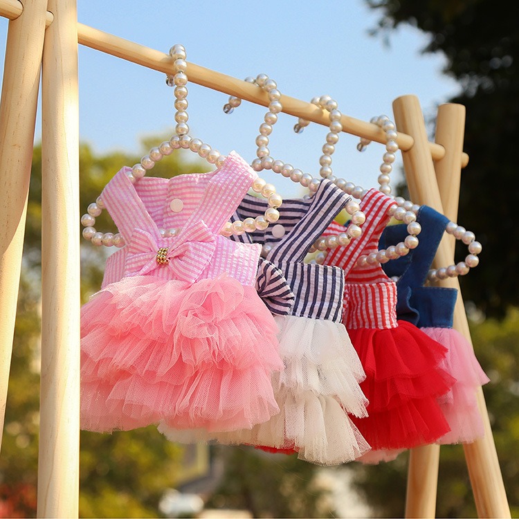 Luxury Female Dog Apparel Princess Dress