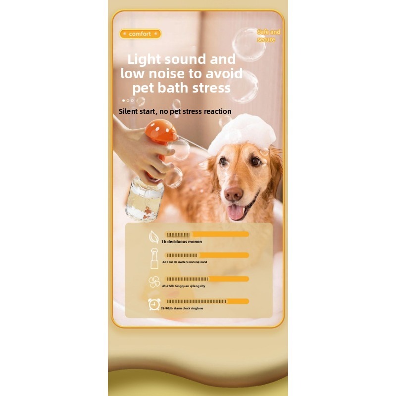Pet Grooming Foam Sprayer Electric Deep Cleaning