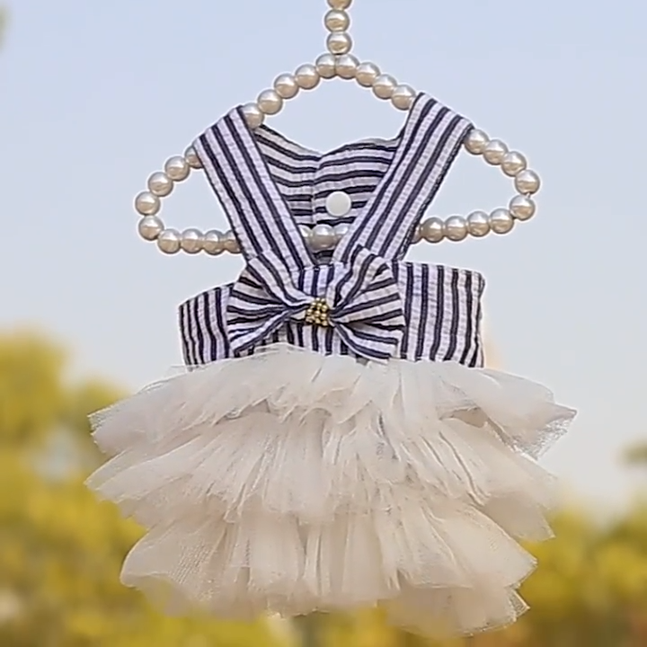 Luxury Female Dog Apparel Princess Dress