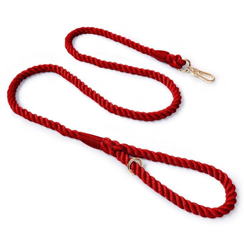 Colorful Woven Cotton Dog Leash