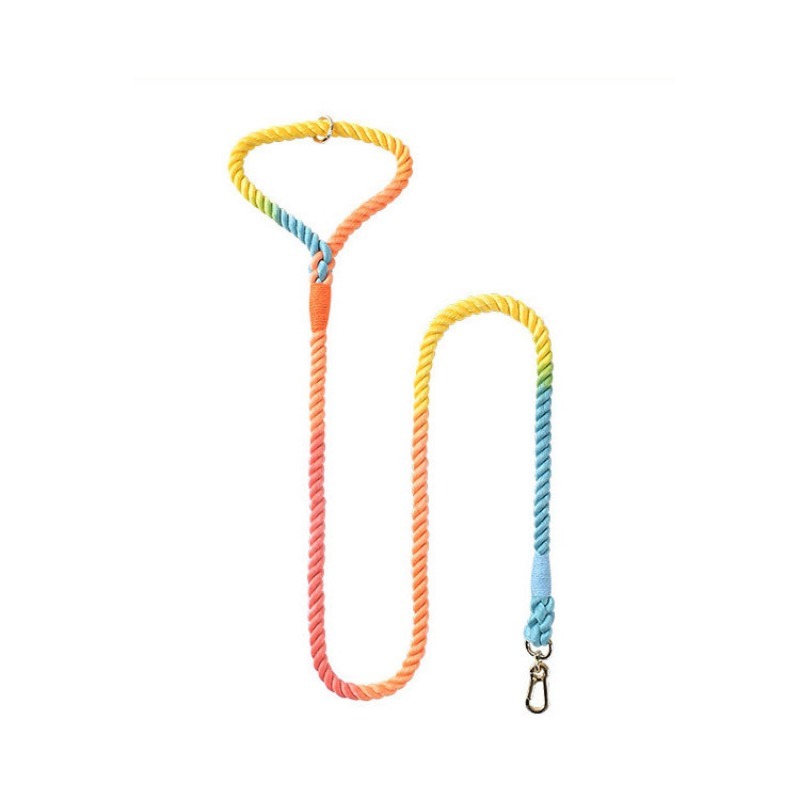 Colorful Woven Cotton Dog Leash