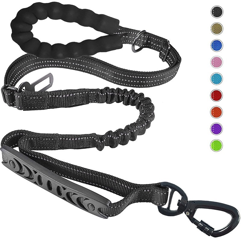 Elastic Shock-Absorbing Dog Leash