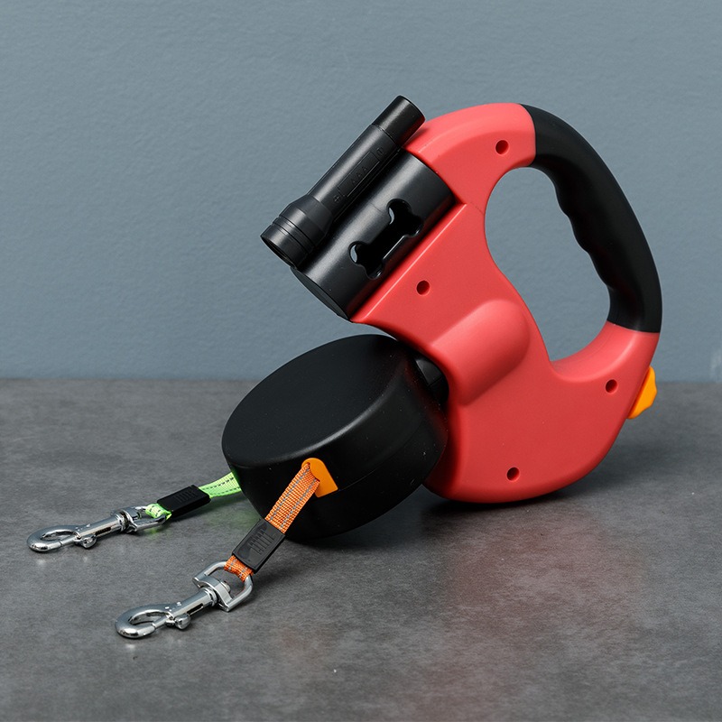Double-Headed Dog Leash for Two Dogs