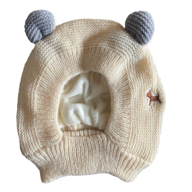 Winter Polyester Dog Hat with Ear Warmers