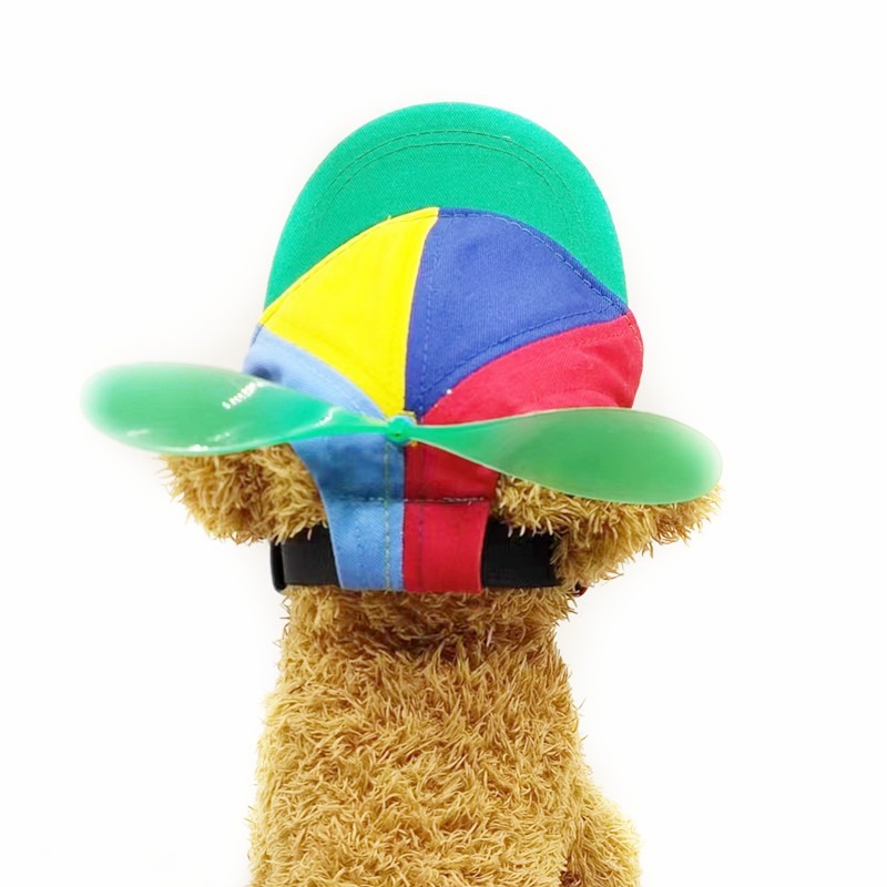 Color-Block Propeller Baseball Cap for Dogs