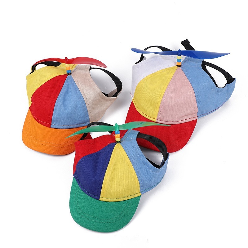 Color-Block Propeller Baseball Cap for Dogs