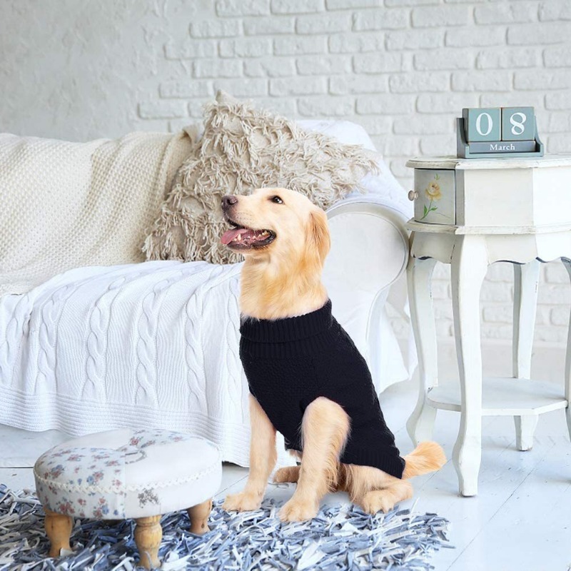 Cable Knit Turtleneck Sweater for Cold Weather