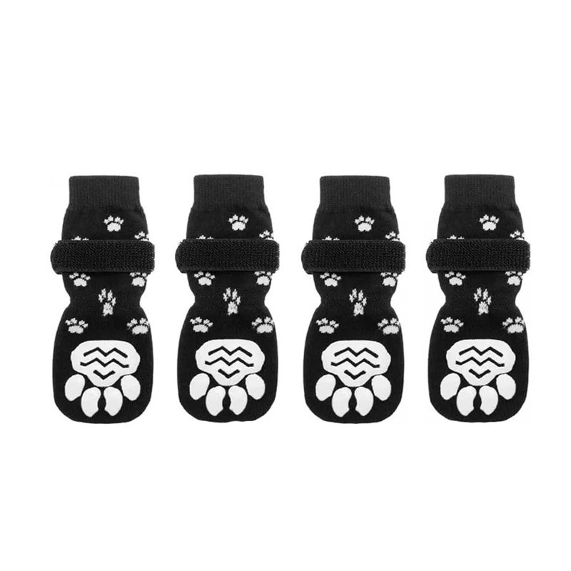 Christmas Themed Dog Socks with Non-Slip