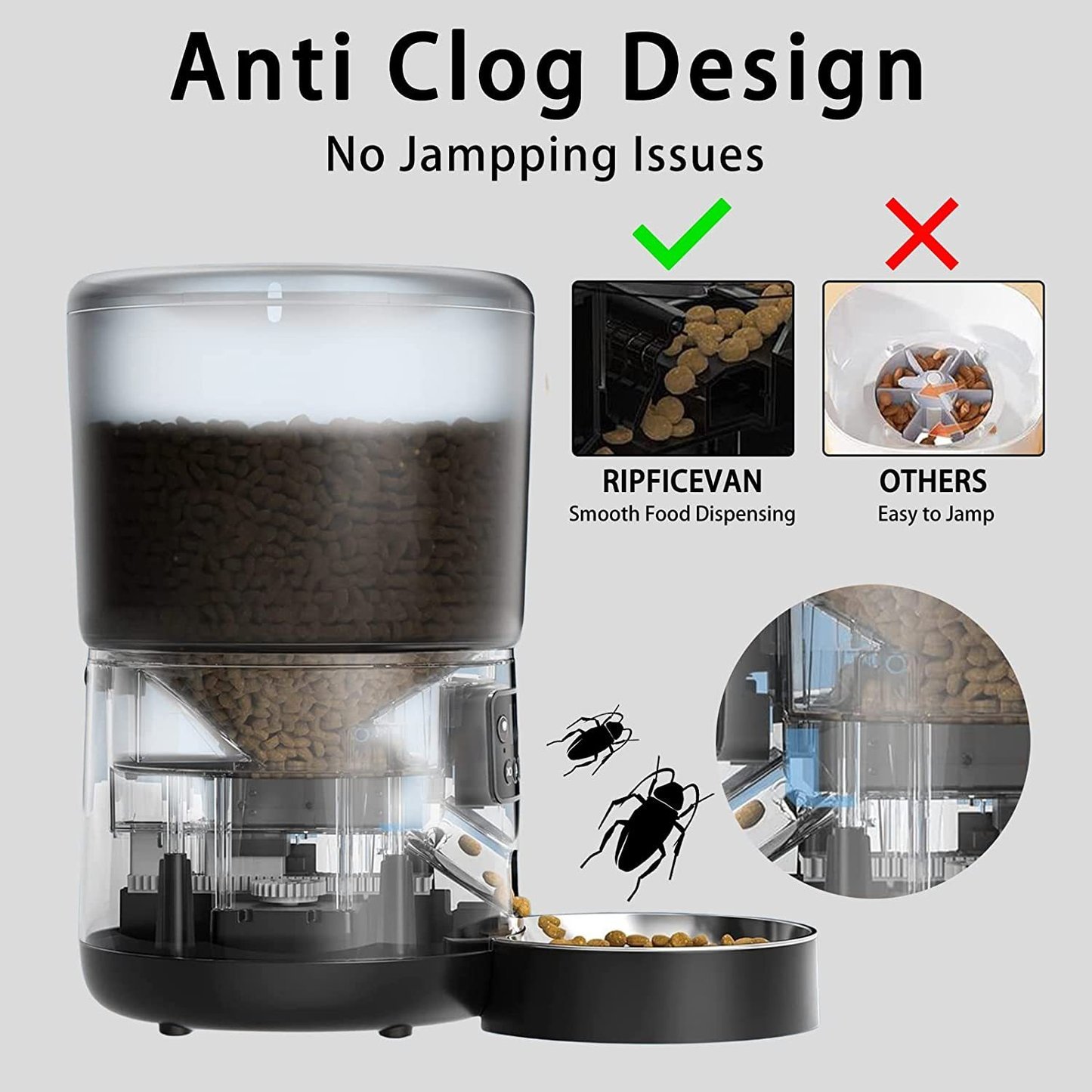 WiFi Enabled 4L Automatic Cat Feeder