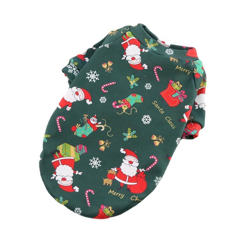Fleece Santa Costume for Big Dogs