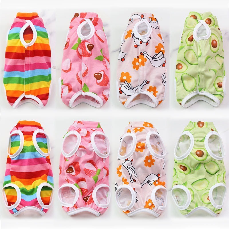 Fruit Pattern Sterilization Coat for Cats