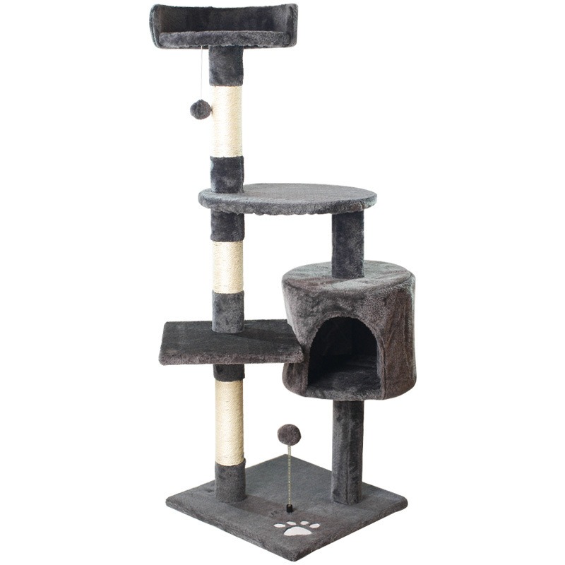 Luxury Multi-Level Cat Tree with Sisal Scratcher