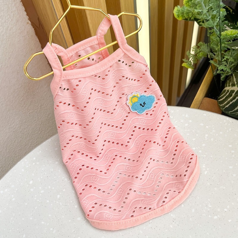 Summer Breathable Cartoon Puppy Outfit