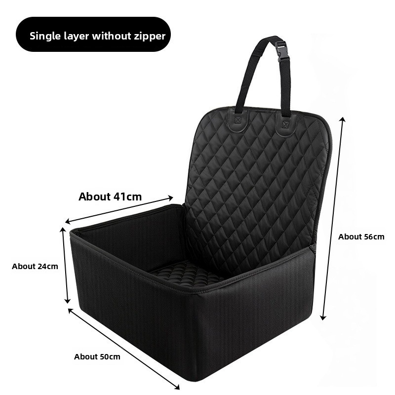 All-Season Waterproof Pet Seat Cushion for Rear Car Seats