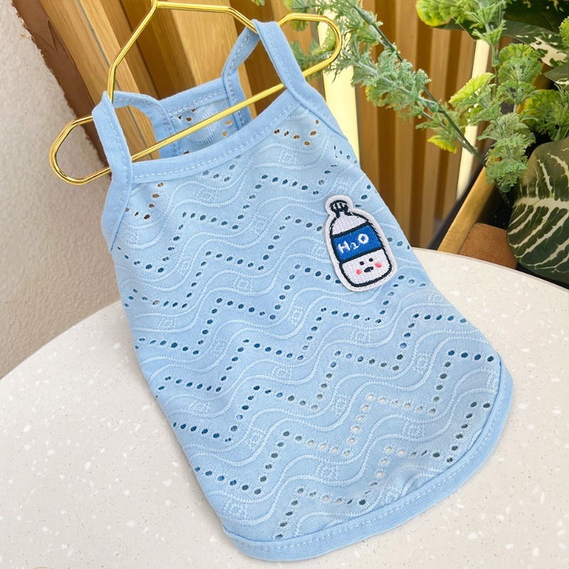 Summer Breathable Cartoon Puppy Outfit