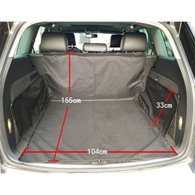 Durable Oxford Fabric Dog Car Seat Cover in Solid Pattern