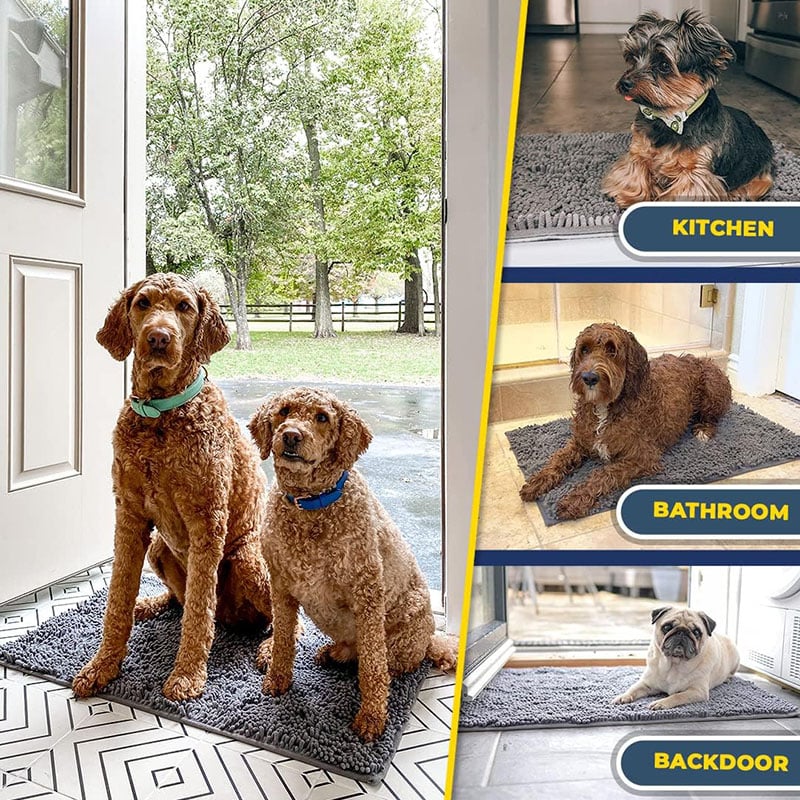 Absorbent Anti-Slip Bathroom Floor Mat