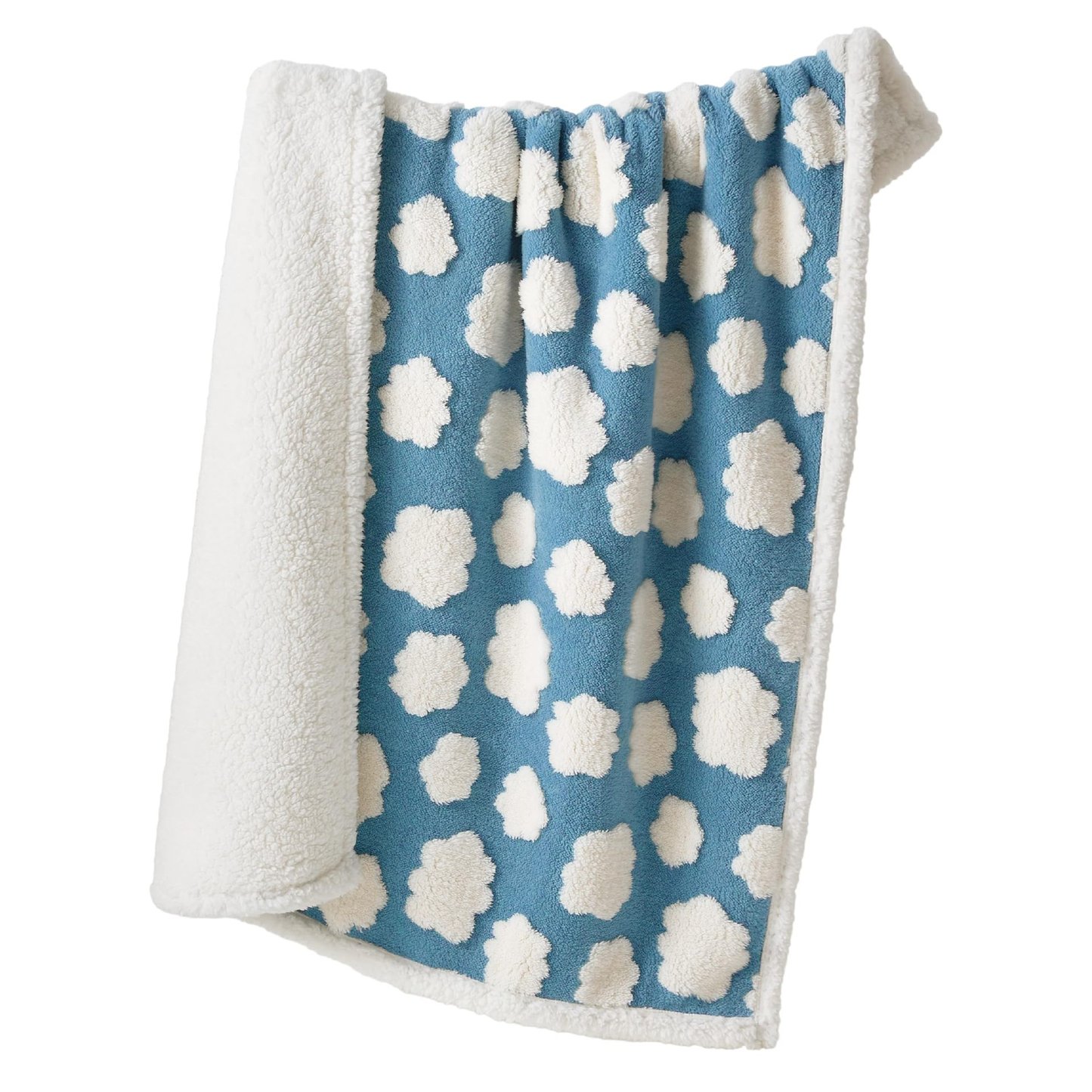 Sherpa Fleece Reversible Dog Blanket