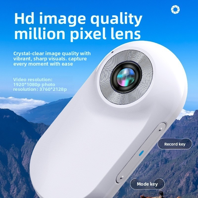 Pet Action Camera Mini Magnetic Rotating HD