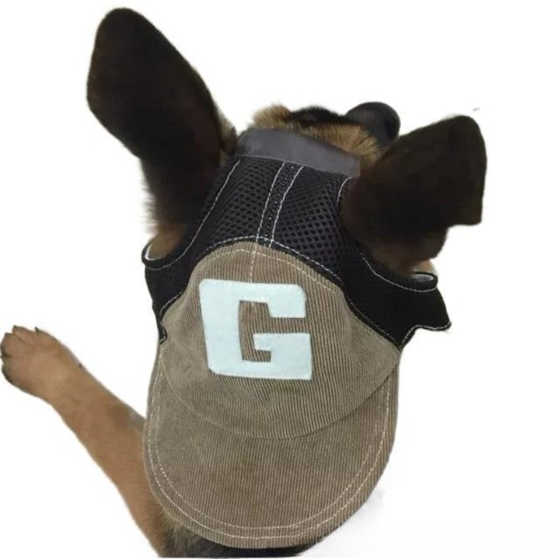 Dog Sun Hat Corduroy Breathable Cap