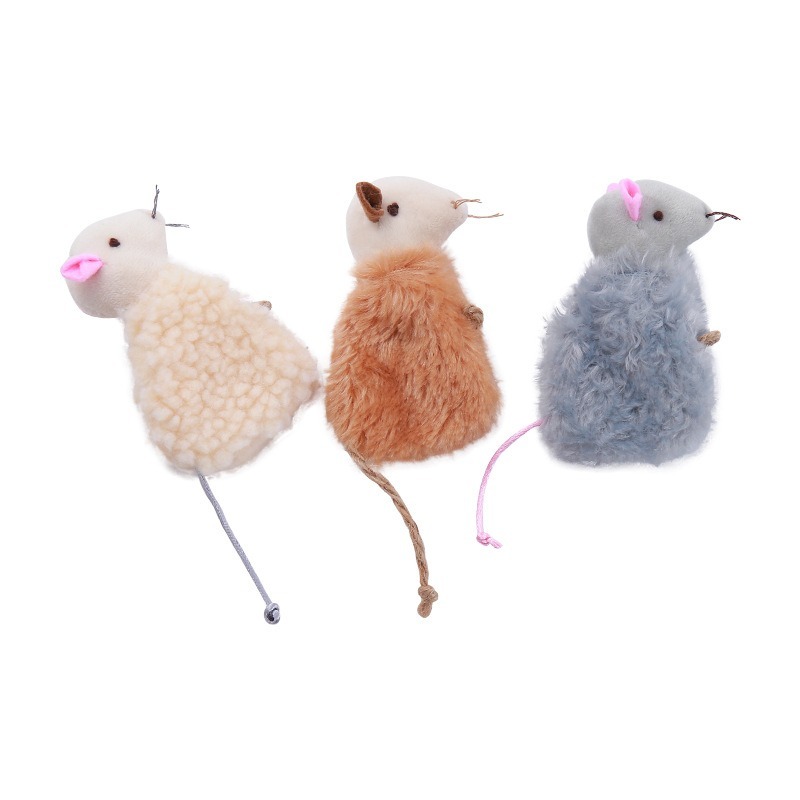 Catnip Plush Mouse Training Toy