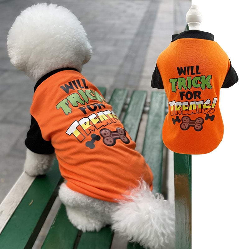 Cotton Dog Vest with English Print