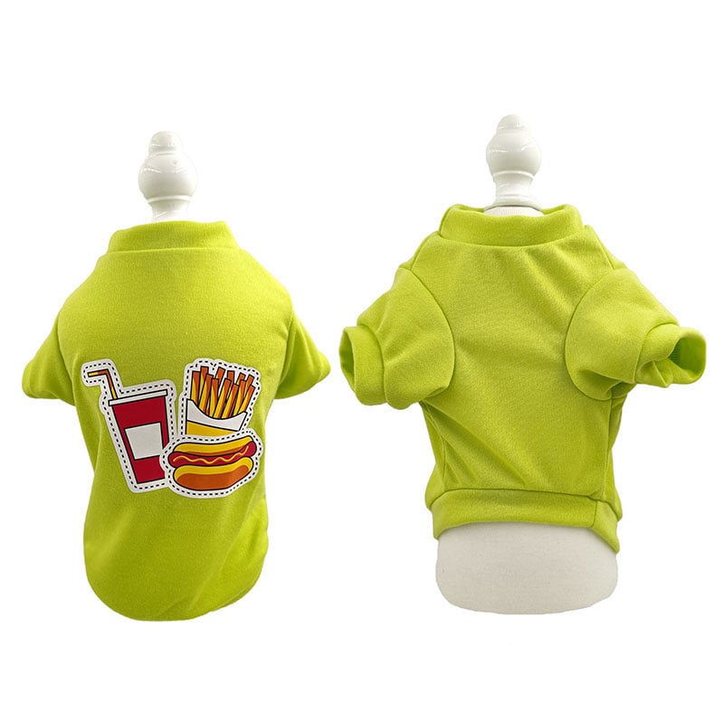 Cotton Dog Vest with English Print