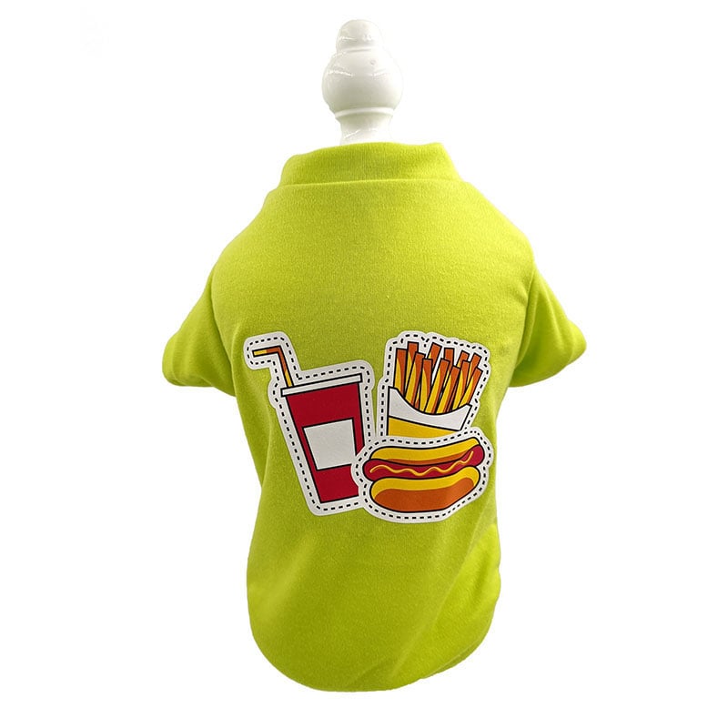 Cotton Dog Vest with English Print