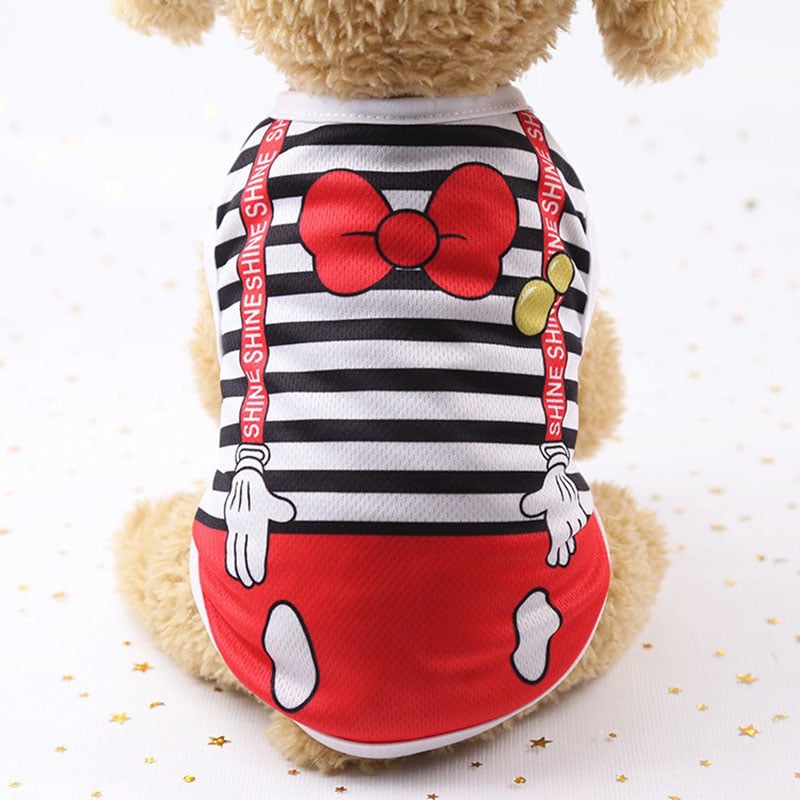 Mesh Dog Vest Faux Harness Design
