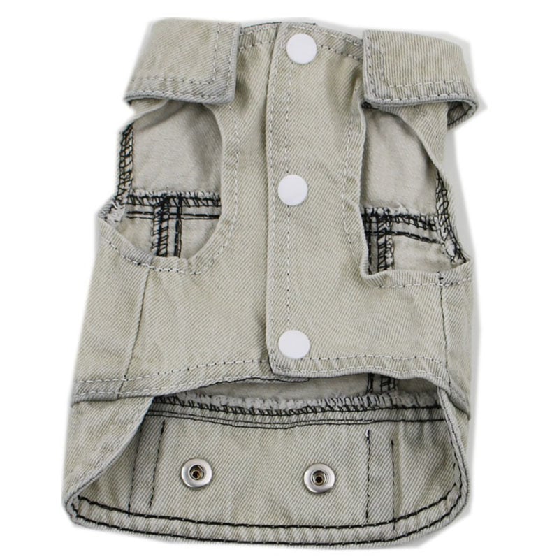 Pet Denim Vest for Small Dogs