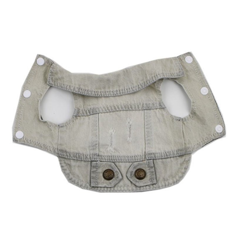 Pet Denim Vest for Small Dogs