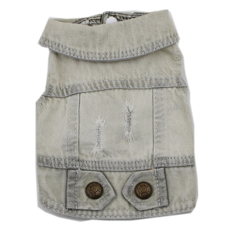 Pet Denim Vest for Small Dogs