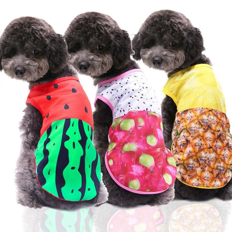 Mesh Dog Vest Faux Harness Design