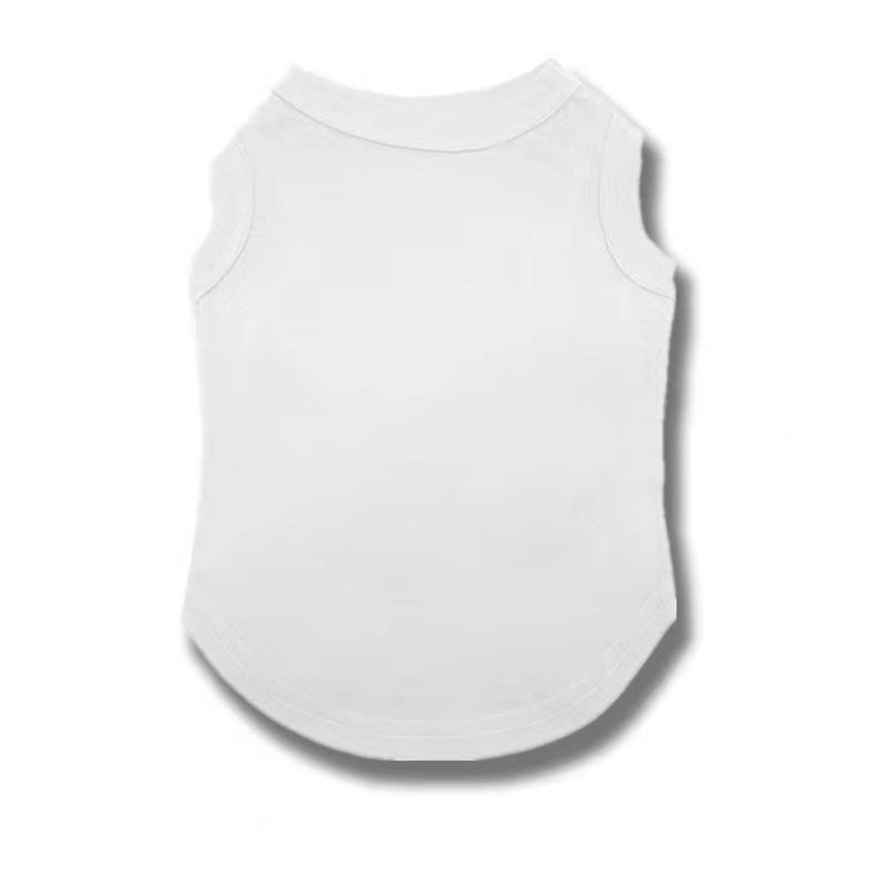 Cotton Dog Vest Solid Color Summer Clothes
