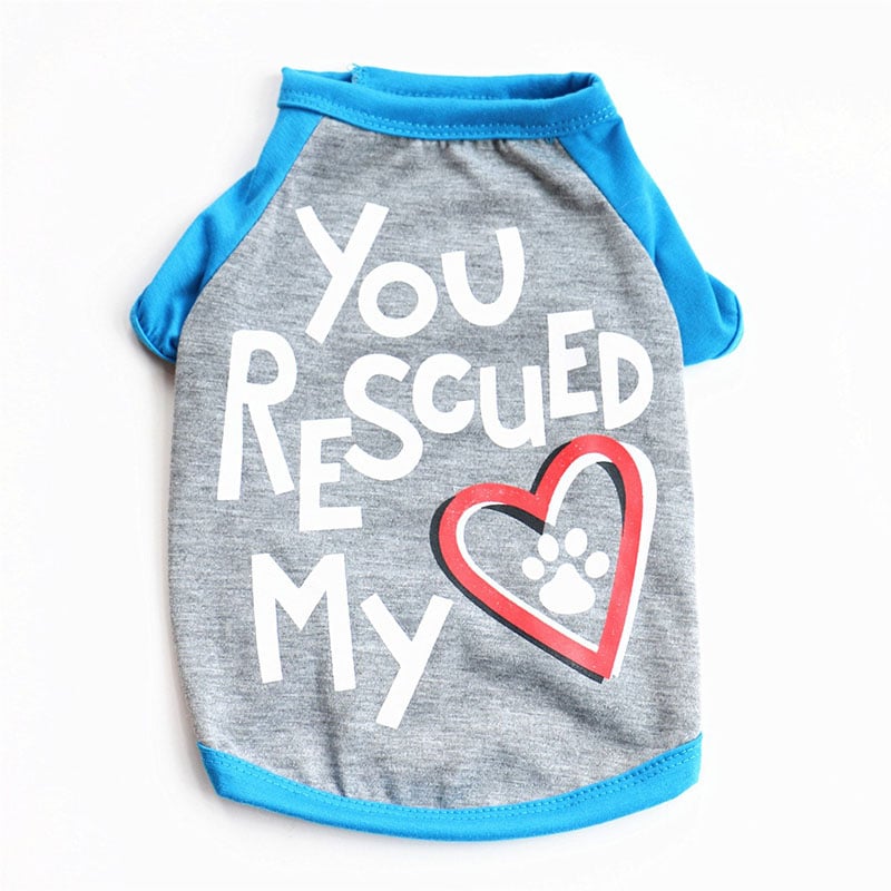 Summer Dog T-Shirt Cute Pet Clothes